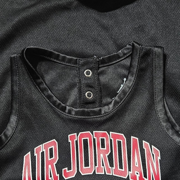Air Jordan Black and Red Baby Romper - Picture 4 of 8